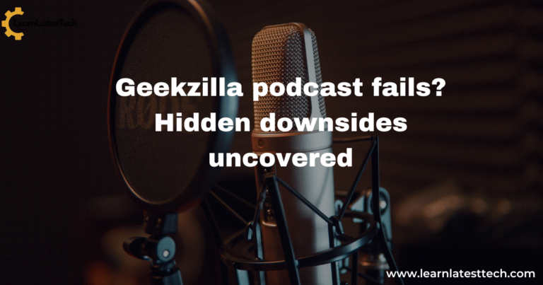 Geekzilla podcast fails? Hidden downsides uncovered