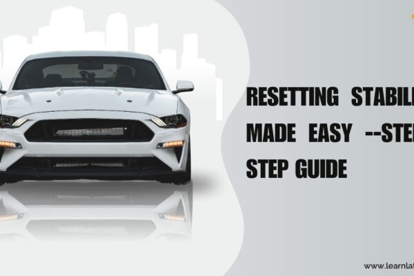 Resetting stabiliTrak made easy -- step-by-step guide