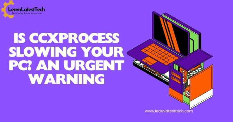 Is ccxprocess slowing your PC? An urgent warning